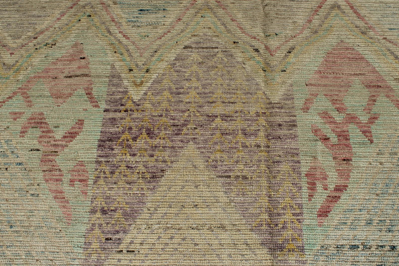 14x20 Multicolor and Multicolor Turkish Tribal Rug