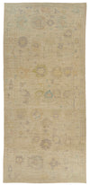 8x18 Ivory Turkish Oushak Runner