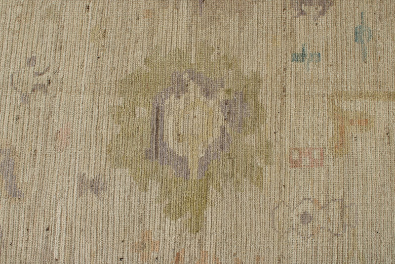 8x18 Ivory Turkish Oushak Runner