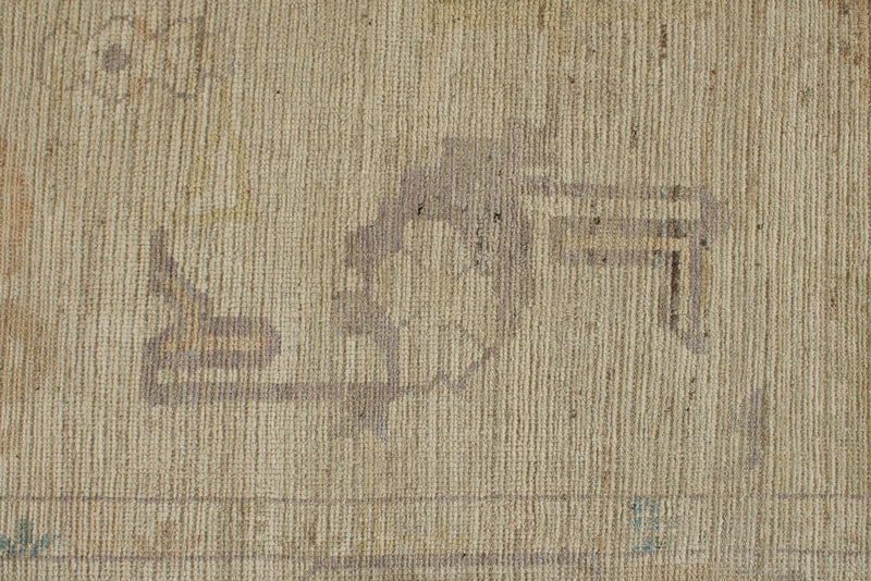 8x18 Ivory Turkish Oushak Runner