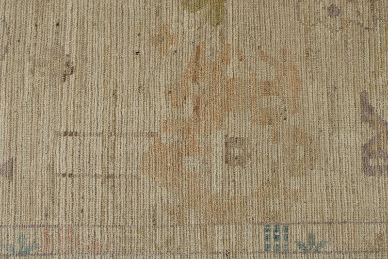 8x18 Ivory Turkish Oushak Runner