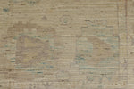 8x18 Ivory Turkish Oushak Runner