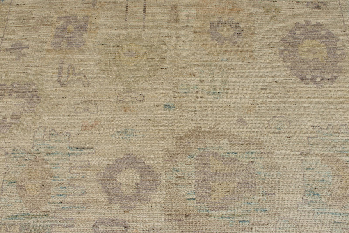 8x18 Ivory Turkish Oushak Runner