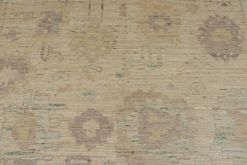 8x18 Ivory Turkish Oushak Runner
