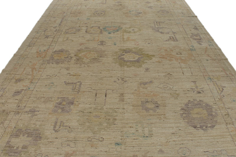8x18 Ivory Turkish Oushak Runner