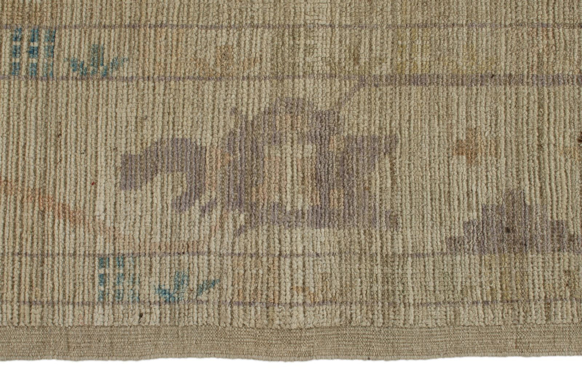 8x18 Ivory Turkish Oushak Runner