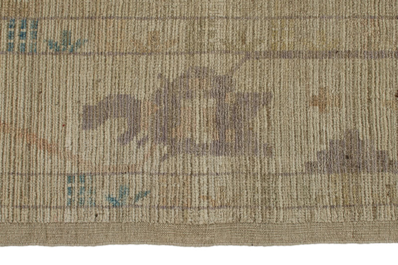 8x18 Ivory Turkish Oushak Runner