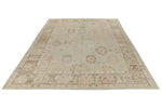 10x14 Gray and Brown Turkish Oushak Rug