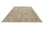 10x14 Gray and Brown Turkish Oushak Rug