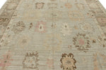 10x14 Gray and Brown Turkish Oushak Rug