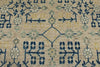 10x14 Ivory and Light Blue Turkish Oushak Rug