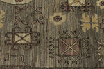 9x14 Gray and Ivory Turkish Oushak Rug