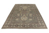 9x14 Gray and Ivory Turkish Oushak Rug