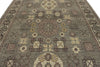 9x14 Gray and Ivory Turkish Oushak Rug