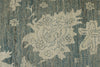 10x14 Blue and Ivory Turkish Oushak Rug