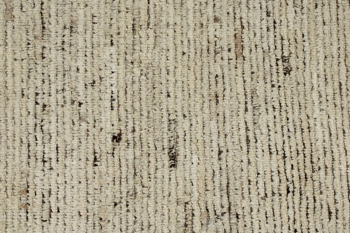 3x18 Ivory and Brown Anatolian Tribal Runner