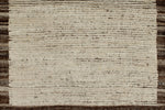 3x18 Ivory and Brown Anatolian Tribal Runner
