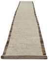 3x18 Ivory and Brown Anatolian Tribal Runner