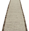 3x18 Ivory and Brown Anatolian Tribal Runner