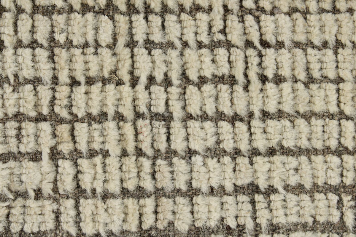 3x18 Ivory and Brown Anatolian Traditional Runner