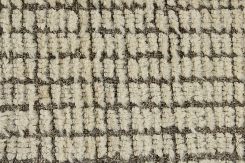3x18 Ivory and Brown Anatolian Traditional Runner
