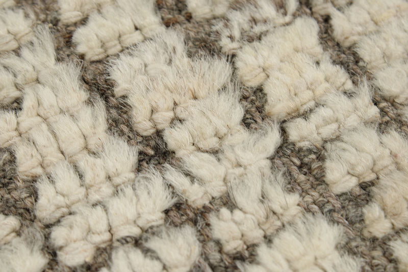 3x18 Ivory and Brown Anatolian Traditional Runner