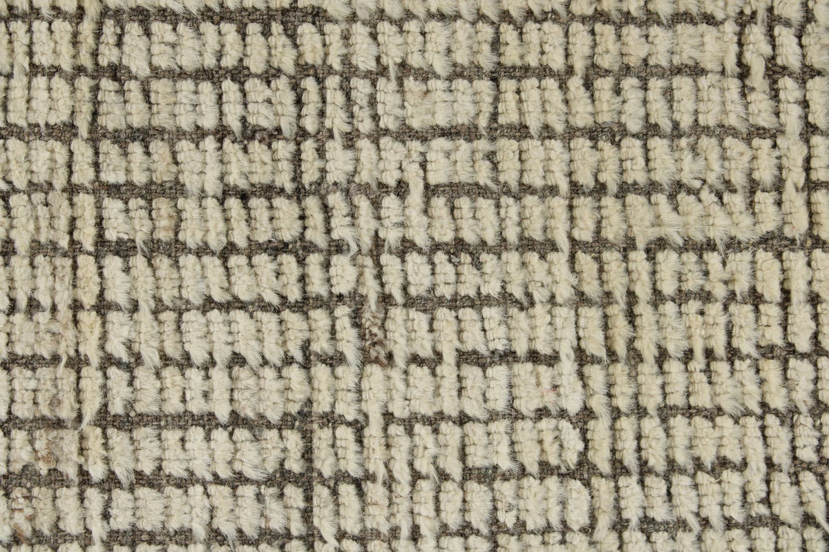 3x18 Ivory and Brown Anatolian Traditional Runner