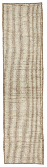3x12 Ivory and Brown Anatolian Traditional Runner