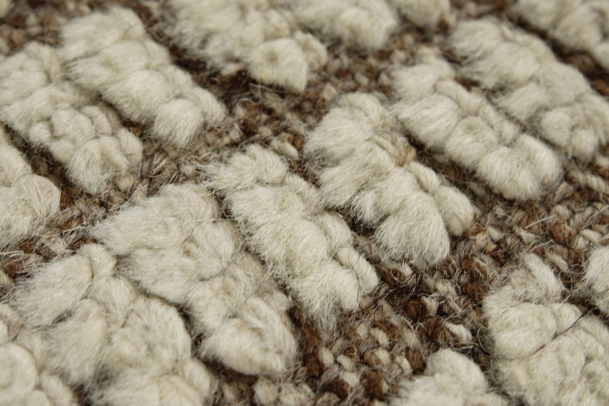 3x12 Ivory and Brown Anatolian Traditional Runner