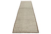 3x12 Ivory and Brown Anatolian Traditional Runner