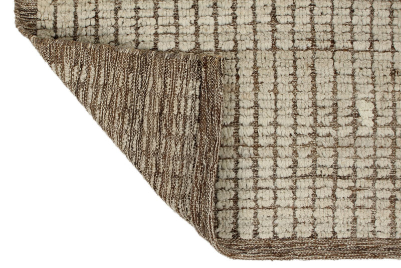 3x12 Ivory and Brown Anatolian Traditional Runner