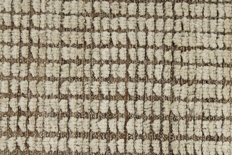 3x12 Ivory and Brown Anatolian Traditional Runner