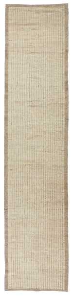 3x14 Ivory and Brown Anatolian Traditional Runner