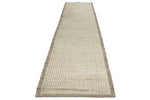 3x14 Ivory and Brown Anatolian Traditional Runner