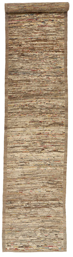3x19 Brown and Ivory Anatolian Traditional Runner