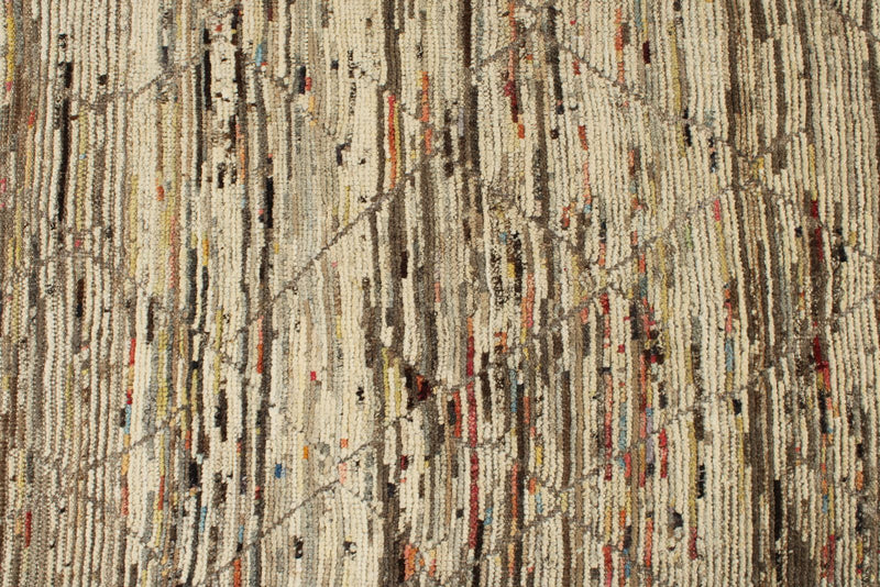 3x19 Brown and Ivory Anatolian Traditional Runner