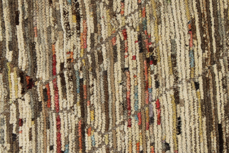3x19 Brown and Ivory Anatolian Traditional Runner