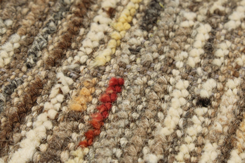 3x19 Brown and Ivory Anatolian Traditional Runner