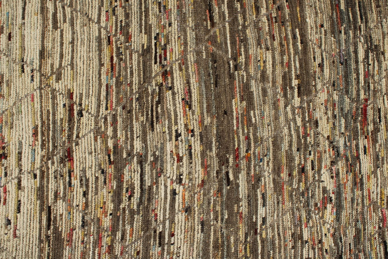 3x19 Brown and Ivory Anatolian Traditional Runner