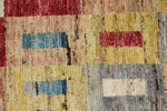3x14 Multicolor and Ivory Anatolian Tribal Runner