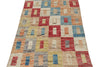 3x14 Multicolor and Ivory Anatolian Tribal Runner