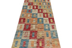 3x14 Multicolor and Ivory Anatolian Tribal Runner