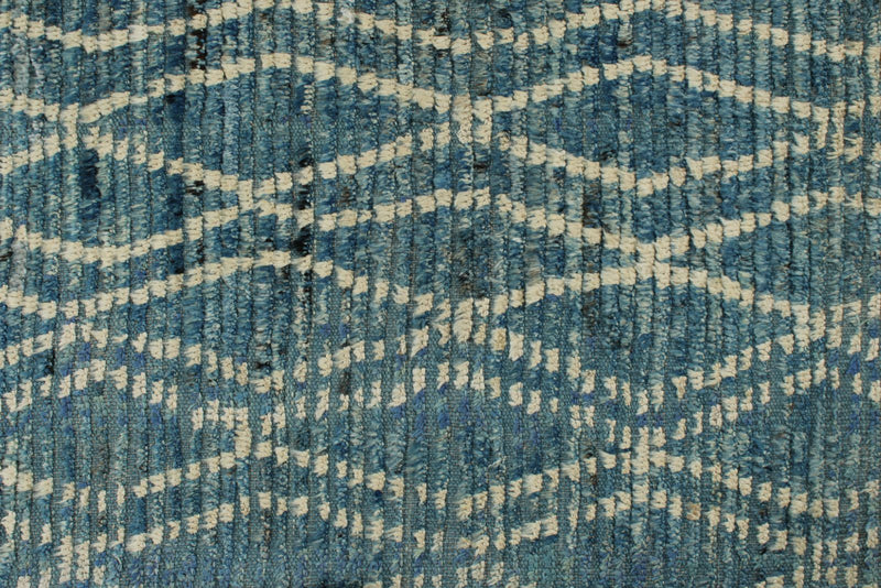 3x14 Blue and Ivory Anatolian Traditional Runner