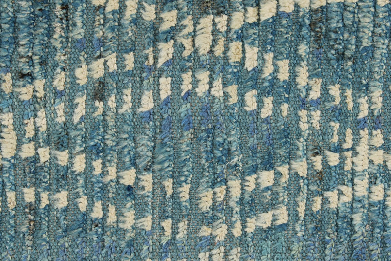 3x14 Blue and Ivory Anatolian Traditional Runner