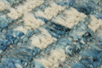 3x14 Blue and Ivory Anatolian Traditional Runner