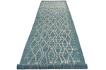 3x14 Blue and Ivory Anatolian Traditional Runner