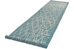 3x14 Blue and Ivory Anatolian Traditional Runner