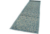 3x14 Blue and Ivory Anatolian Traditional Runner