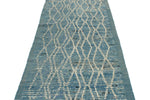 3x14 Blue and Ivory Anatolian Traditional Runner