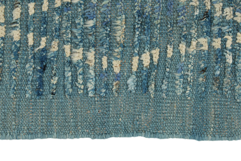 3x14 Blue and Ivory Anatolian Traditional Runner